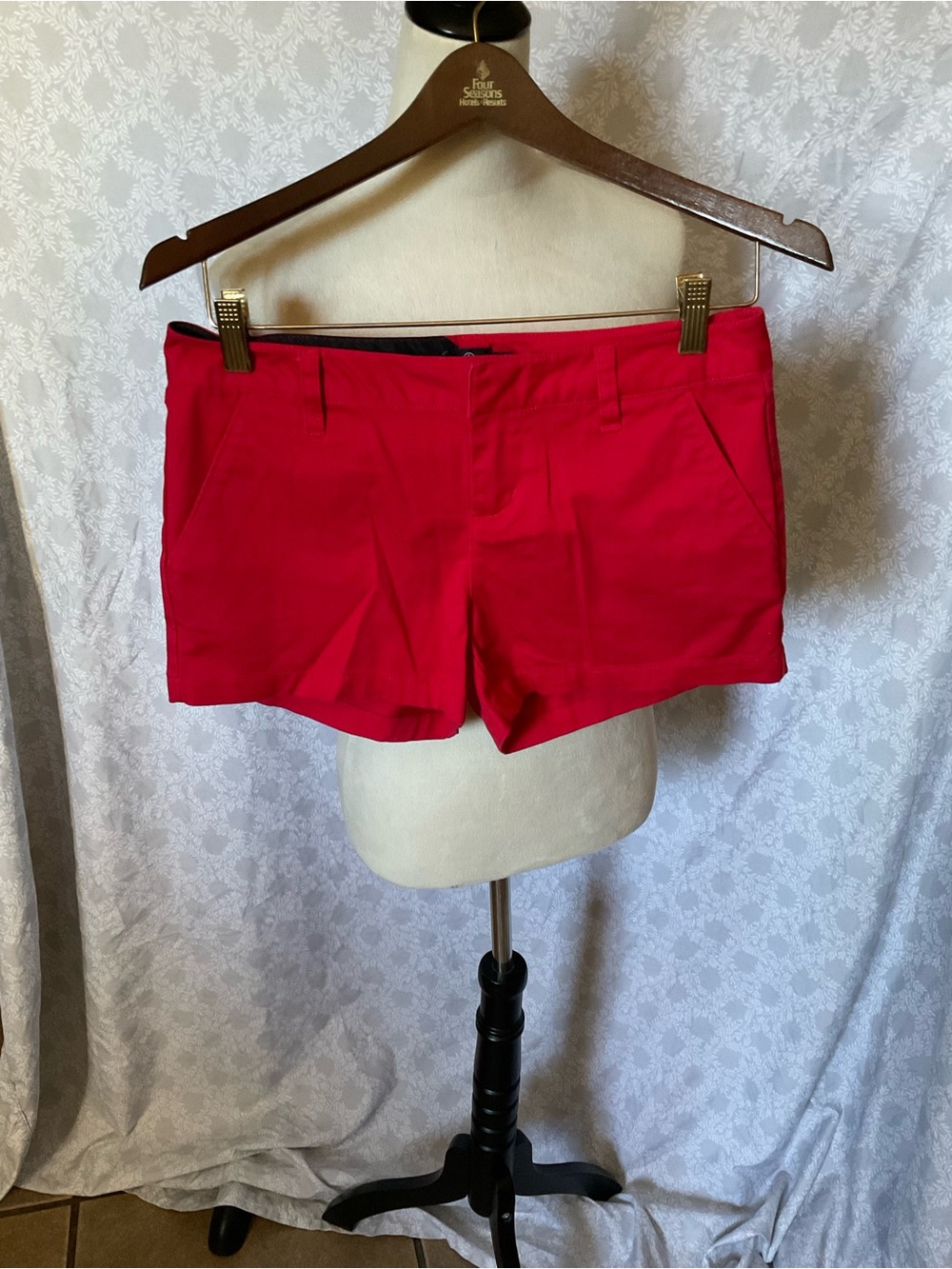 Volcom Red Tailored Shorts